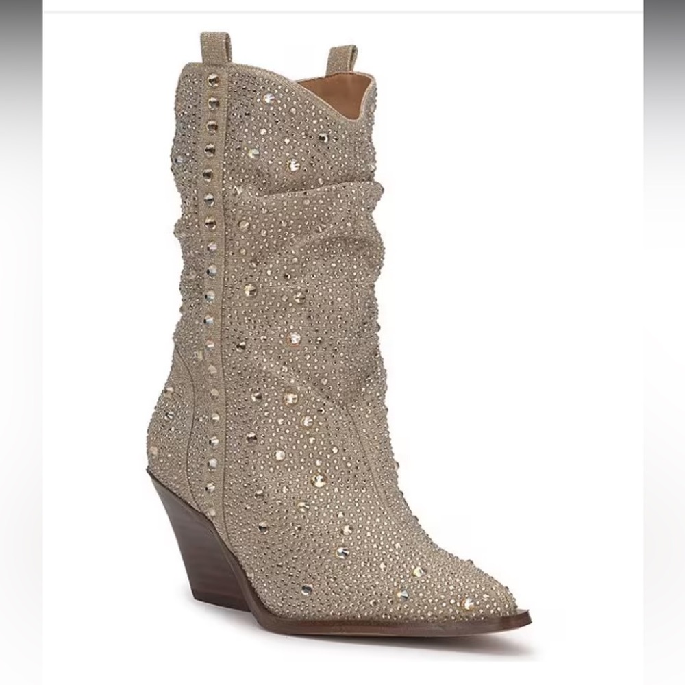 Brand new gold rhinestone boot. Size 9.5
